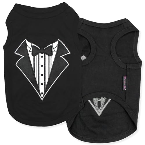 Parisian Pet Tuxedo T-Shirt, klein Parisian Pet Tuxedo T-Shirt, klein von Parisian Pet