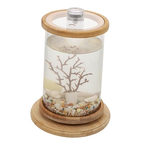 Parliky Fisch Schüssel Aquarium Desktop Fisch Tank Kit Lichter Dekorative Für Büro von Parliky