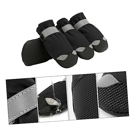 Parliky 1 Set Hundestiefel Winter Dogs Paw Protection Wasserdichter Rutschfester Pfotenschutz Parliky 1 Set Hundestiefel Winter Dogs Paw Protection Wasserdichter Rutschfester Pfotenschutz von Parliky