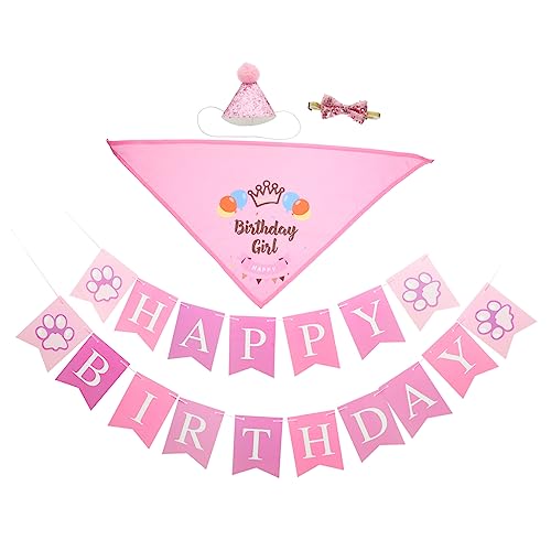 Parliky Haustier Geburtstag Hut Kragen Set Katze Geburtstag Banner Katze Teaser Hund Hut für Geburtstag Verschleiß-beständig Hund Bandana Parliky Haustier Geburtstag Hut Kragen Set Katze Geburtstag Banner Katze Teaser Hund Hut für Geburtstag Verschleiß-beständig Hund Bandana von Parliky