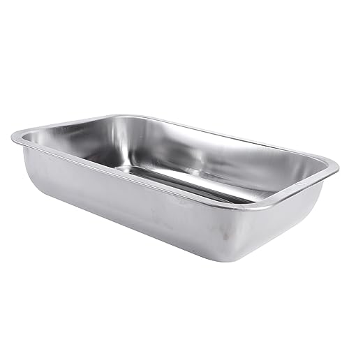 Parliky 1pc Haustier Abfall Hund Tablett Edelstahl Katzentoilette Für Haustier Käfig Zubehör Für Huhn Parliky 1pc Haustier Abfall Hund Tablett Edelstahl Katzentoilette Für Haustier Käfig Zubehör Für Huhn von Parliky