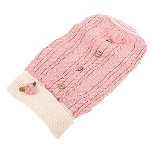 Parliky 1stk Kleidung Für Haustiere Strickpullover Für Hunde Strickwaren Winter Hundekleidung Hundehemden Hundejacke Aus Wolle Hundepullover Hundeanzug Weihnachten Winterkleidung Gestrick von Parliky