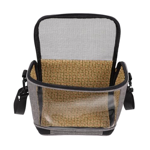 Parliky 1stücke Transparente Papagei-Tragetasche Atmungsaktive Vogel-Reisetasche Mit Großem Mesh-Oberteil Für Transport Von Kleinen Vögeln Papageien-Tragetasche Mit Sichtfenster von Parliky
