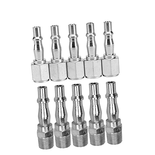 Parliky 1/4 Pneumatische Luftschlauch-anschlussstücke Set mit Geraden Steckanschlüssen für Aus Eisen Parliky 1/4 Pneumatische Luftschlauch-anschlussstücke Set mit Geraden Steckanschlüssen für Aus Eisen von Parliky