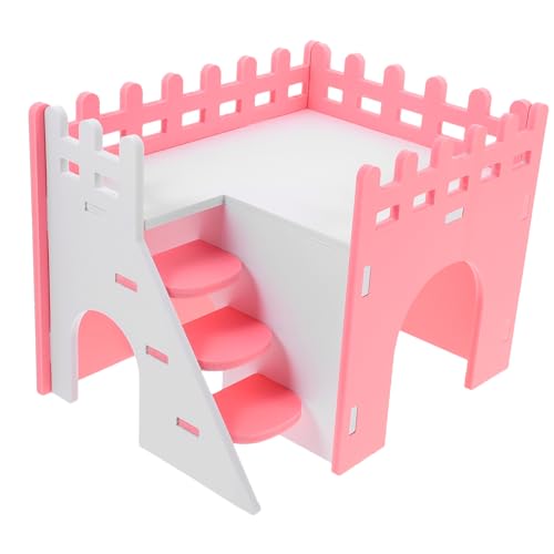 Parliky Hamsterhaus mit Rampe für Meerschweinchen und Kleine Tiere Zartes Bruchfestes Versteck für Hamster Ratten und Chinchillas Dekorativ und PVC Cartoon Stil Geräumig Parliky Hamsterhaus mit Rampe für Meerschweinchen und Kleine Tiere Zartes Bruchfestes Versteck für Hamster Ratten und Chinchillas Dekorativ und PVC Cartoon Stil Geräumig von Parliky