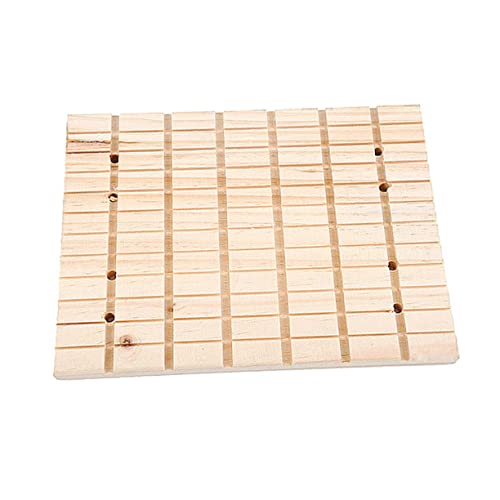 Parliky 1pc Holz Schleifen Bord Für Guinea Pig Chinchilla Eichhörnchen Pet Fuß Pad Massivholz Matte Parliky 1pc Holz Schleifen Bord Für Guinea Pig Chinchilla Eichhörnchen Pet Fuß Pad Massivholz Matte von Parliky