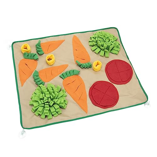 Parliky Schnüffelpad für Hunde 1 Stück Gemüsegarten-Spielzeug lustiges Hunde-Puzzle Slow-Food-Matte für Hunde Nasentrainingsspielzeug für Hunde Trainingsspielzeug für Haustiere Parliky Schnüffelpad für Hunde 1 Stück Gemüsegarten-Spielzeug lustiges Hunde-Puzzle Slow-Food-Matte für Hunde Nasentrainingsspielzeug für Hunde Trainingsspielzeug für Haustiere von Parliky