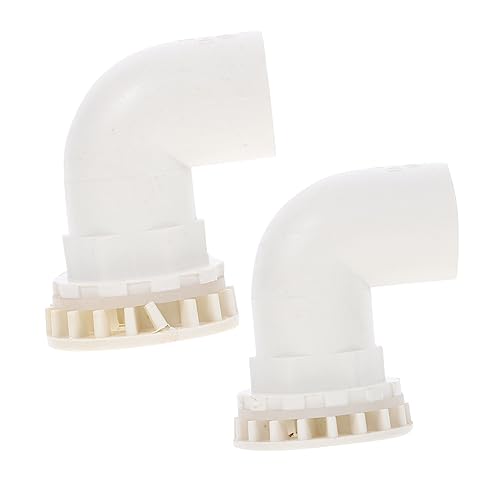 Parliky Set Mit 2 Robusten Abfluss- 25 Mm PVC-Adapter Für Fischtanks Auslaufsichere Rohrverbinder Schnellinstallation Für Aquarien von Parliky