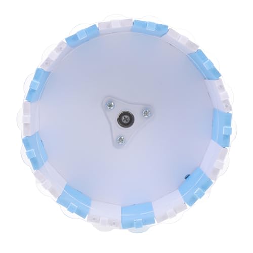 Parliky 2 STK Scrollrad lautloses Hamsterrad Laufräder für Kleintiere Ratte Fliegende Untertasse Hamster Spielzeug hamsterspielzeug Kleintiertrainer Kleintierlaufmaschine Plastik Blue von Parliky