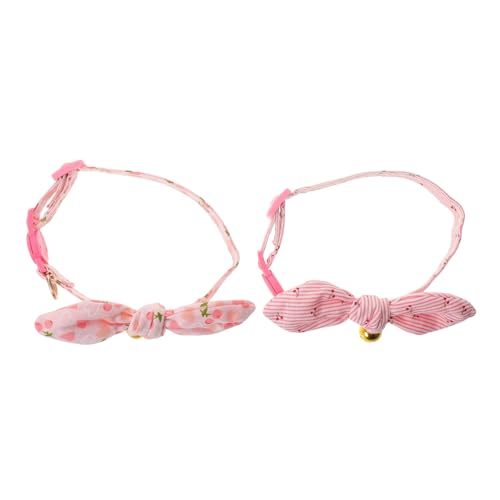 Parliky 2stücke Hundehalsband Für Mädchen Verstellbares Zweireihiges Haustierhalsband Mit Glockenanhänger Kleines Welpenhalsband Für Fotoshootings Und Hochzeiten Parliky 2stücke Hundehalsband Für Mädchen Verstellbares Zweireihiges Haustierhalsband Mit Glockenanhänger Kleines Welpenhalsband Für Fotoshootings Und Hochzeiten von Parliky