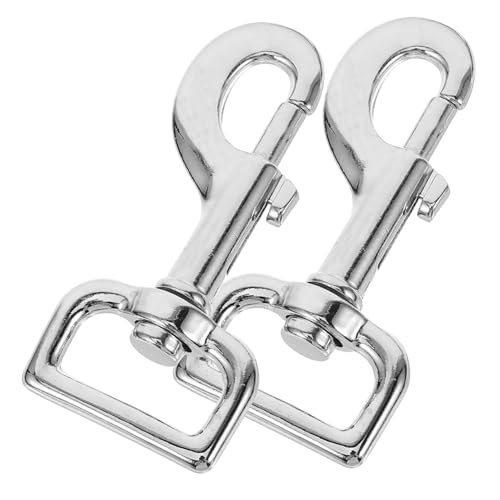 Parliky 2 Stück Teiliges Hundeleinen Metallkarabinerhaken aus Robustem Zinklegierung Vielseitige Hundeleine Clips für Welpen und Große Hunde Einfache Installation Stabile Befestigung für von Parliky