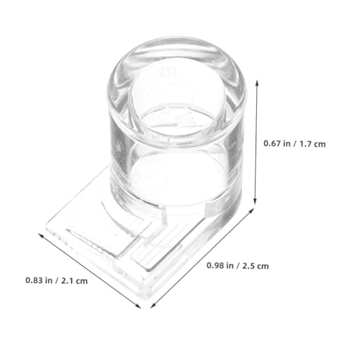 Parliky 2 Stück Teiliges Transparentes Acryl Wasser Futterbecken für Ameisen und Reptilien Praktischer Wasserspender für Bartagamen Geckos und Schildkröten Leicht zu Reinigen und Parliky 2 Stück Teiliges Transparentes Acryl Wasser Futterbecken für Ameisen und Reptilien Praktischer Wasserspender für Bartagamen Geckos und Schildkröten Leicht zu Reinigen und von Parliky