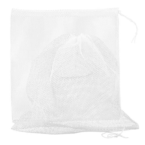 Parliky Netzbeutel für Aquarien 2 Stück Teichpumpentasche 31 x 41 cm weiß mit Kordelzug schützt die Pumpe vor Schmutz Parliky Netzbeutel für Aquarien 2 Stück Teichpumpentasche 31 x 41 cm weiß mit Kordelzug schützt die Pumpe vor Schmutz von Parliky