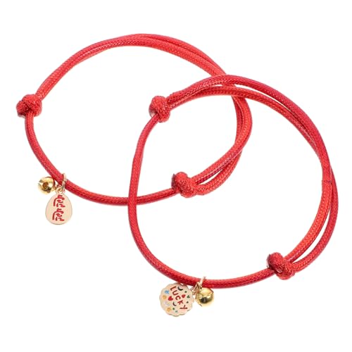 Parliky Verstellbares Haustierhalsband Glocke Neujahrs-haustierhalsband Rot Für Hunde Und Katzen Haustierzubehör Bequem Robust von Parliky