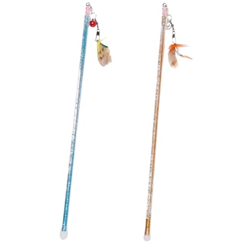 Parliky 2stücke Katzenangel Interaktives Spielzeug Für Hauskatzen Katze Teaser Stick Katzenspielzeug Mit Für Katzen Katze Aktivierung Parliky 2stücke Katzenangel Interaktives Spielzeug Für Hauskatzen Katze Teaser Stick Katzenspielzeug Mit Für Katzen Katze Aktivierung von Parliky