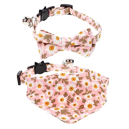Parliky Modisches Katzenhalsband mit Fliege und Kätzchen-Schleifenhalsband-Set für Fotoshootings Parliky Modisches Katzenhalsband mit Fliege und Kätzchen-Schleifenhalsband-Set für Fotoshootings von Parliky
