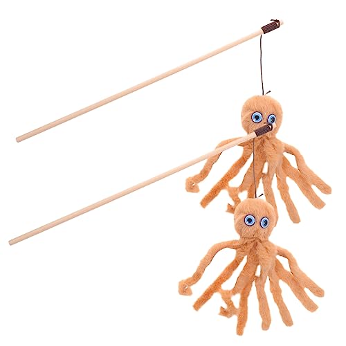 Parliky Interaktives Katzenspielzeug aus Plüsch mit Oktopus- für Katzen zum Necken für den Innenbereich Katzenangel Katzenspielzeug Parliky Interaktives Katzenspielzeug aus Plüsch mit Oktopus- für Katzen zum Necken für den Innenbereich Katzenangel Katzenspielzeug von Parliky