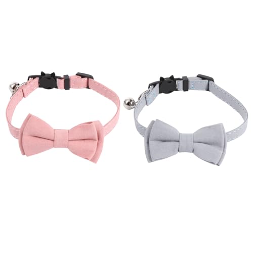 Parliky Katzenhalsband-Set Für Weihnachten Verstellbare Haustier-Halskette Mit Glöckchen Und Schleife Haustierbedarf Parliky Katzenhalsband-Set Für Weihnachten Verstellbare Haustier-Halskette Mit Glöckchen Und Schleife Haustierbedarf von Parliky