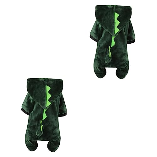 Parliky 2st Haustierkleidung Overall Für Haustiere Großes Hundekostü Hundehalloween-Hoodies Kostü Heimtierbedarf Haustieranzug Hunde-Halloween-kostü Welpenmantel Hunde-Outfit Green Parliky 2st Haustierkleidung Overall Für Haustiere Großes Hundekostü Hundehalloween-Hoodies Kostü Heimtierbedarf Haustieranzug Hunde-Halloween-kostü Welpenmantel Hunde-Outfit Green von Parliky