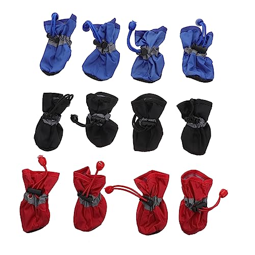 Parliky Entzückende Regenstiefel für Hunde 3er-Pack wasserdicht leicht einfach zu reinigen Parliky Entzückende Regenstiefel für Hunde 3er-Pack wasserdicht leicht einfach zu reinigen von Parliky