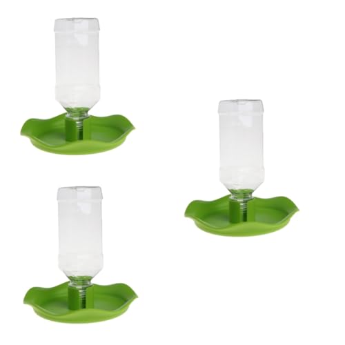 Parliky 3 Stücke Automatische Wasser Feeder Becken Reptil Trinkbrunnen Pet Brunnen Wasser Schüssel Pet Feeder Schildkröte Tablett von Parliky