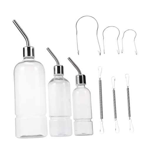 Parliky 3 Stück Teiliges Automatisches Hamster Trinkflasche aus Edelstahl Transparente Hängende Wasserspender Kapazität Geeignet für Kleintiere Wie Kaninchen und Meerschweinchen Parliky 3 Stück Teiliges Automatisches Hamster Trinkflasche aus Edelstahl Transparente Hängende Wasserspender Kapazität Geeignet für Kleintiere Wie Kaninchen und Meerschweinchen von Parliky