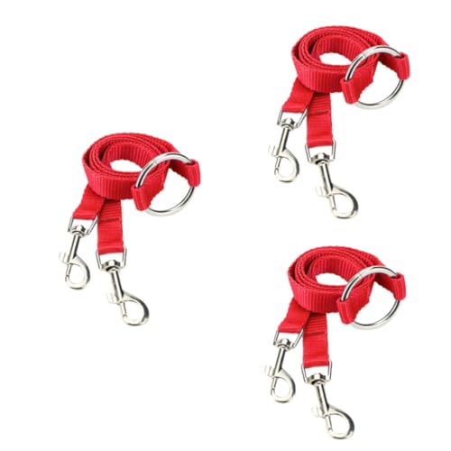 Parliky 3St Hundeleinen doppelte Hundeleine Leine für kleine Hunde Welpenleine verlängerte Leine Doppelleine für Hunde Kabel zum Schleppen von Hunden Hundeleine mit rot Parliky 3St Hundeleinen doppelte Hundeleine Leine für kleine Hunde Welpenleine verlängerte Leine Doppelleine für Hunde Kabel zum Schleppen von Hunden Hundeleine mit rot von Parliky