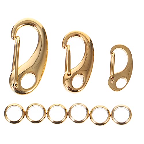 Parliky Edelstahl Haustier Tag Clip Hundemarke Haken 6 Ringe für Haustier Halsband Hund Schlüsselanhänger Armband Parliky Edelstahl Haustier Tag Clip Hundemarke Haken 6 Ringe für Haustier Halsband Hund Schlüsselanhänger Armband von Parliky