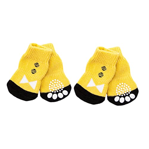 Parliky Hundesocken Greifer 4er Pack Haustierschuhe für Hunde Anti-Rutsch-Hundesocken Baumwollsocken für Pfoten Größe XL Sicheres Klettern Parliky Hundesocken Greifer 4er Pack Haustierschuhe für Hunde Anti-Rutsch-Hundesocken Baumwollsocken für Pfoten Größe XL Sicheres Klettern von Parliky
