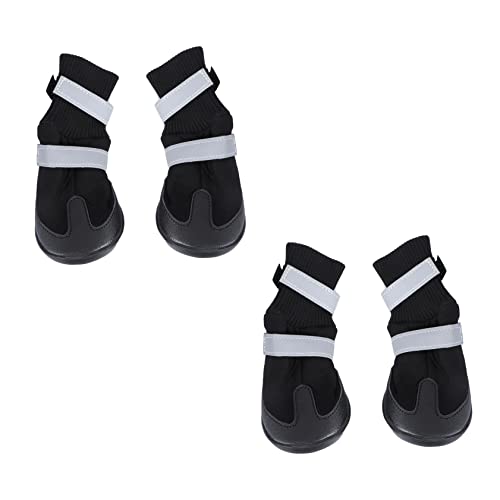 Parliky Schützende Robuste Wanderschuhe Für Hunde 4 Stück Hundestiefel Für Schnee Und Kaltes Wetter Größe XL Parliky Schützende Robuste Wanderschuhe Für Hunde 4 Stück Hundestiefel Für Schnee Und Kaltes Wetter Größe XL von Parliky