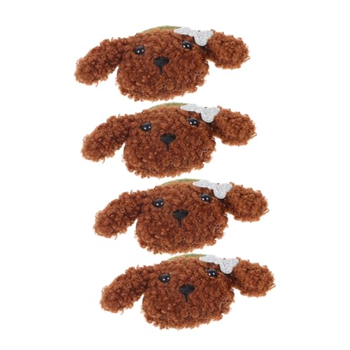 Parliky 4 Stück Teiliges Niedliche Hunde Haargummis aus Weichem Material Elastische Haarschonende Hund Haarbänder in Braun für Kleine Hunde und Welpen Vielseitiges Haustier Haaraccessoire Parliky 4 Stück Teiliges Niedliche Hunde Haargummis aus Weichem Material Elastische Haarschonende Hund Haarbänder in Braun für Kleine Hunde und Welpen Vielseitiges Haustier Haaraccessoire von Parliky
