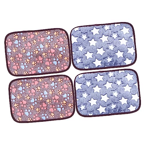 Parliky Pet Training Pad 4pcs Matten Doppelseitige Kühlung Hamster Pad Für Katzen Zufällige Farbe Parliky Pet Training Pad 4pcs Matten Doppelseitige Kühlung Hamster Pad Für Katzen Zufällige Farbe von Parliky