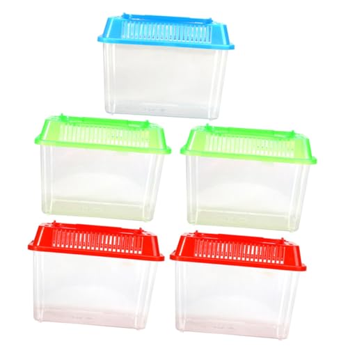 Parliky 5pcs Reptile Schildkrötenpanzer -fütterungsboxen Haustier Fütterungsbehälter Kunststoff Aquarium Gemischte Farbe Parliky 5pcs Reptile Schildkrötenpanzer -fütterungsboxen Haustier Fütterungsbehälter Kunststoff Aquarium Gemischte Farbe von Parliky