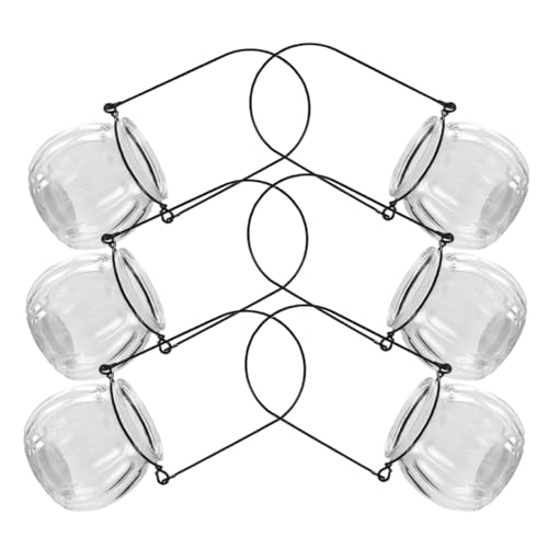 Parliky Elegantes Glas-wandset 6 Stück Zum Aufhängen Anzuchtgläser für Die Inneneinrichtung Luftpflanzen-terrarien Parliky Elegantes Glas-wandset 6 Stück Zum Aufhängen Anzuchtgläser für Die Inneneinrichtung Luftpflanzen-terrarien von Parliky