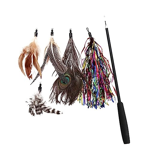 Parliky Cat Stick 6er-Pack Interaktives Katzenspielzeug Ersatz-katzenangel Parliky Cat Stick 6er-Pack Interaktives Katzenspielzeug Ersatz-katzenangel von Parliky