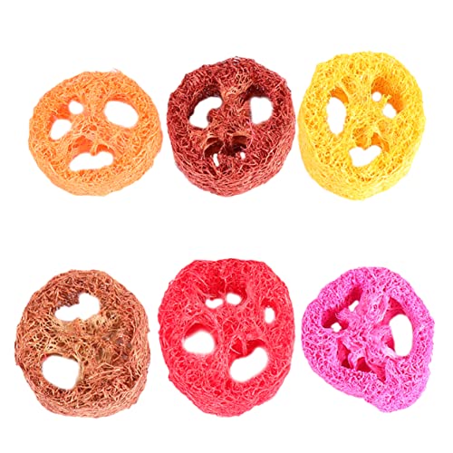 Parliky 6Stücke Luffa für Hamster Lotuswurzelform Sicheres Kauspielzeug zur Zahnpflege Attraktives Design für Kleintiere für Hasen und Meerschweinchen Mittlere Zufällige Parliky 6Stücke Luffa für Hamster Lotuswurzelform Sicheres Kauspielzeug zur Zahnpflege Attraktives Design für Kleintiere für Hasen und Meerschweinchen Mittlere Zufällige von Parliky