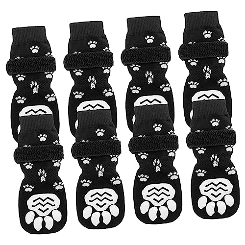 Parliky Hundesocken Mit Cartoon-Muster 8 Stück Bequem Kompakt Und Austauschbar Haustierschuhe Für Welpen Parliky Hundesocken Mit Cartoon-Muster 8 Stück Bequem Kompakt Und Austauschbar Haustierschuhe Für Welpen von Parliky