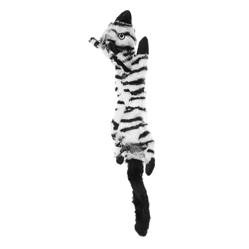 Parliky Haustier Hund Quietschendes Spielzeug Plüsch Sound Kauen Spielzeug Biss Widerstand Haustier Spielen Zebra von Parliky