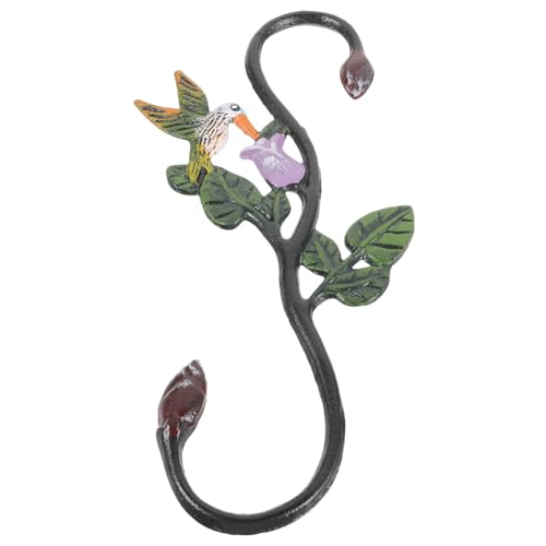 Parliky Hängeblumenhalter Gusseisen Dekorativer Pflanzenhaken Für Blumenkübel Langlebiger S-Haken Für Garten Und Balkon Für Vogelhäuser Und Windspiele von Parliky