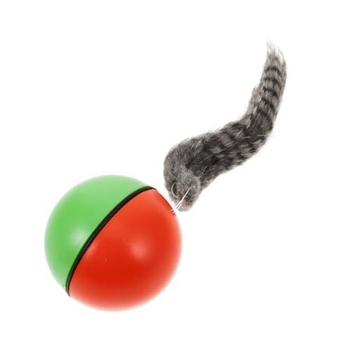 Parliky Elektrischer Ball Mausspielzeug Aus Kunststoff Rollender Ball Für Katzenwelpenhunde Zum Jagen Geeignet Zur Freizeitbeschäftigung von Parliky