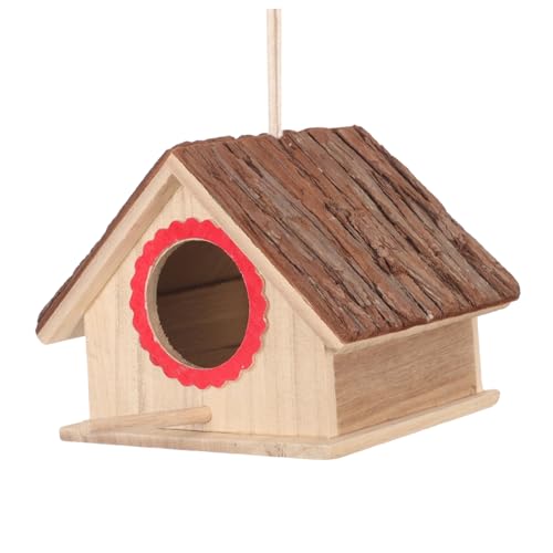 Parliky Vogelhaus Klein Garten Holz Vogelhaus Für Fensterbank Buntes Vogelhäuschen Als Faltbarer Vogelfutterspender Ideales Brutnest Für Wildvögel Wetterfest Und Zum Aufhängen Geeignet von Parliky