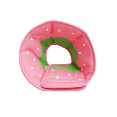Parliky Pet Fruit Design Halskrause Für Hunde Einstellbarer Kragen Zur Wundheilung Anti-Kratzer Post Kleine Hunde Und Katzen s Erdbeere Parliky Pet Fruit Design Halskrause Für Hunde Einstellbarer Kragen Zur Wundheilung Anti-Kratzer Post Kleine Hunde Und Katzen s Erdbeere von Parliky