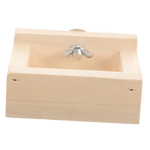 Parliky Hamster Futter Wassernapf aus Natürlichem Holz Langlebige Kleine Futterschale für Eichhörnchen Igel und Kleintiere Praktische Futterstation für Gesundes Haustierfutter Parliky Hamster Futter Wassernapf aus Natürlichem Holz Langlebige Kleine Futterschale für Eichhörnchen Igel und Kleintiere Praktische Futterstation für Gesundes Haustierfutter von Parliky