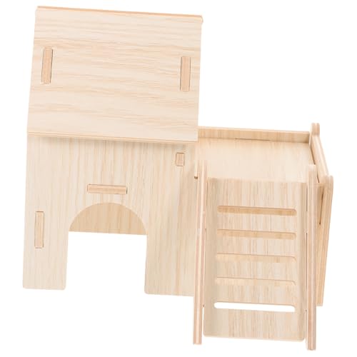 Parliky Meerschweinchen Holzhaus Für Hamster Und Kleine 2 Stöckiges Versteck Aus Für Meerschweinchen Nager Und Kleintiere Ideal Als Spielplatz Und Rückzugsort Im Käfig Delikates Parliky Meerschweinchen Holzhaus Für Hamster Und Kleine 2 Stöckiges Versteck Aus Für Meerschweinchen Nager Und Kleintiere Ideal Als Spielplatz Und Rückzugsort Im Käfig Delikates von Parliky