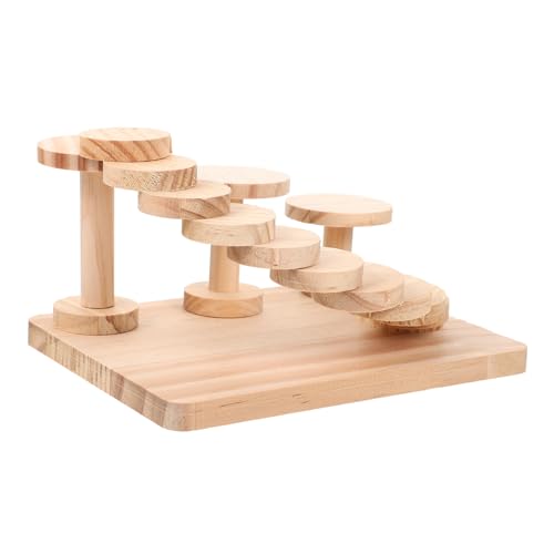 Parliky Hamster Holzleiter aus Langlebigem Bissfestem Holz Kletterplattform für Meerschweinchen und Ratten Fördert Balance Koordination und Bewegung für Kleintierkäfige Parliky Hamster Holzleiter aus Langlebigem Bissfestem Holz Kletterplattform für Meerschweinchen und Ratten Fördert Balance Koordination und Bewegung für Kleintierkäfige von Parliky