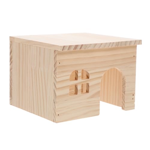 Parliky Hamster Holzversteck aus Natürlichem Holz mit Leiter Großes Kaninchenhaus und Meerschweinchenloft Sicheres Ausbruchsicheres Kleintier Spielhaus für Hamster und Kleine Nager Parliky Hamster Holzversteck aus Natürlichem Holz mit Leiter Großes Kaninchenhaus und Meerschweinchenloft Sicheres Ausbruchsicheres Kleintier Spielhaus für Hamster und Kleine Nager von Parliky