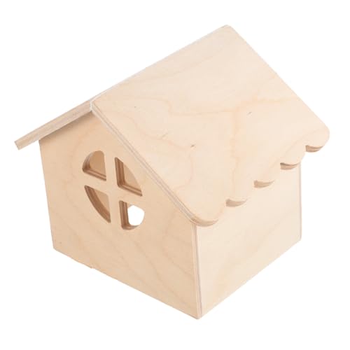 Parliky Elegante Hölzerne Hamsterhütte Versteck Heim Für Kleintiere Multifunktionales Ruhe- Und Spielhaus Chinchilla-käfig-zubehör Parliky Elegante Hölzerne Hamsterhütte Versteck Heim Für Kleintiere Multifunktionales Ruhe- Und Spielhaus Chinchilla-käfig-zubehör von Parliky
