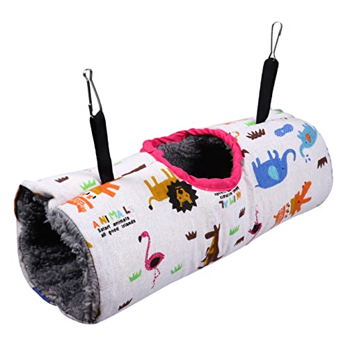 Parliky Hängetunnel für Chinchillas Eichhörnchennest Hamsterhaus Bett Hängematte Käfigzubehör für Haustiere Parliky Hängetunnel für Chinchillas Eichhörnchennest Hamsterhaus Bett Hängematte Käfigzubehör für Haustiere von Parliky