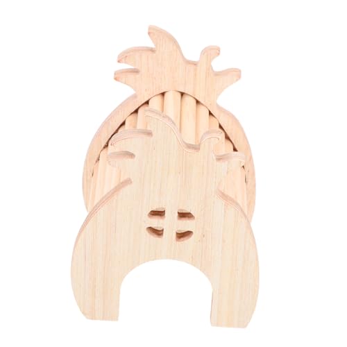 Parliky Elegante Holz Hamster Möbel Versteck Spielhaus Treppe für Haustier Agility Parliky Elegante Holz Hamster Möbel Versteck Spielhaus Treppe für Haustier Agility von Parliky