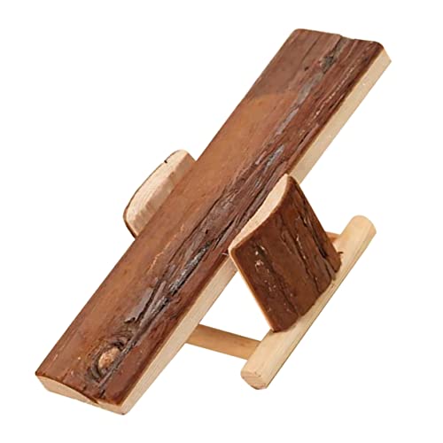 Parliky Natürliches Holz-Hamster-Wippenspielzeug Mäuse Ratten Haustier-Wippe Futtersuche-Spielzeug für den Käfig Kleiner Haustiere Parliky Natürliches Holz-Hamster-Wippenspielzeug Mäuse Ratten Haustier-Wippe Futtersuche-Spielzeug für den Käfig Kleiner Haustiere von Parliky